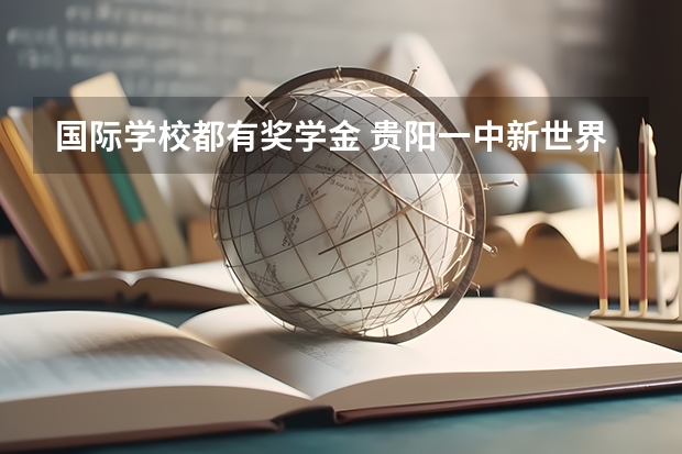 国际学校都有奖学金 贵阳一中新世界国际学校学费