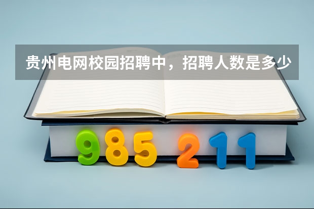 贵州电网校园招聘中，招聘人数是多少呢？