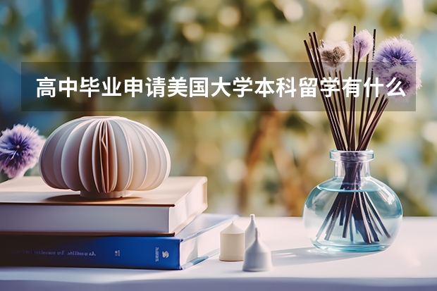 高中毕业申请美国大学本科留学有什么条件